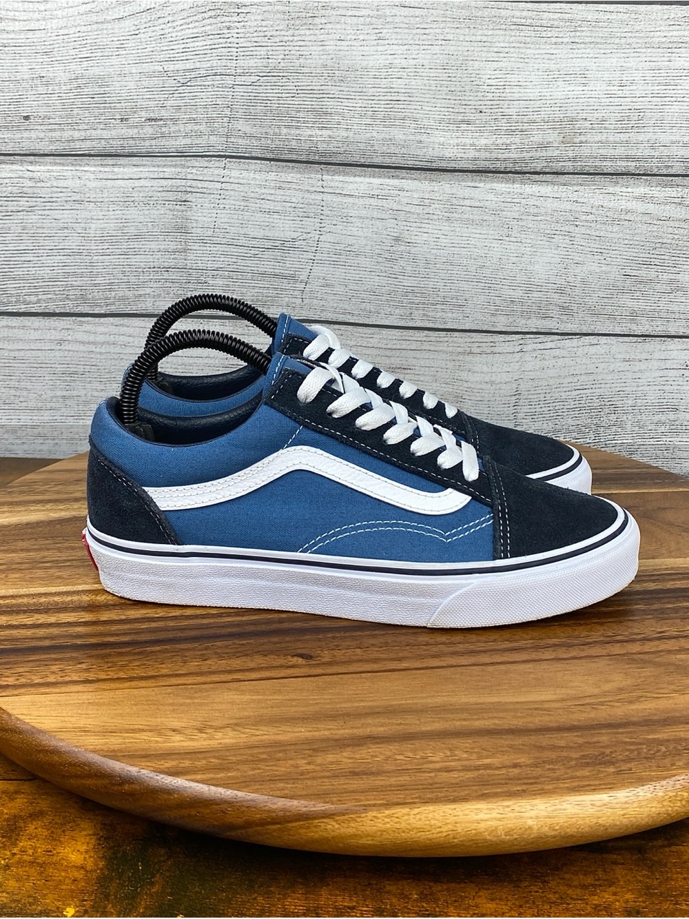 Vans Old Skool Navy Blue Lace Up Shoes Women’s Size 7.5 / Men’s Size 6 - Picture 4 of 12
